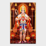 Lord Hanuman - Tactile Dekor - 6pc. - God Tiles - 4254