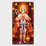 Lord Hanuman - Tactile Dekor - 2pc. - God Tiles - 4254