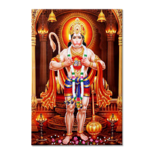 Lord Hanuman - Tactile Dekor - 1pc. - God Tiles - 4254