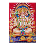 Lord Panchmukhi Hanuman - Tactile Dekor - 1pc. - God Tiles - 4256
