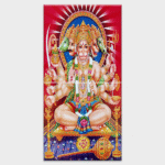 Lord Panchmukhi Hanuman - Tactile Dekor - 2pc. - God Tiles - 4256