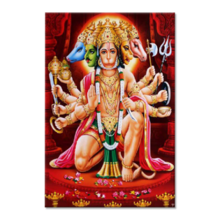 Lord Panchmukhi Hanuman - Tactile Dekor - 1pc. - God Tiles - 4258
