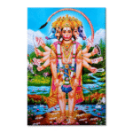 Lord Panchmukhi Hanuman - Tactile Dekor - 1pc. - God Tiles - 4259