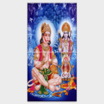 Lord Ram & Hanuman - Tactile Dekor - 2pc. - God Tiles - 4261