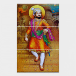 Chhatrapati Shivaji Maharaj - Tactile Dekor - 6pc. - God Tiles - 4301