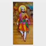 Chhatrapati Shivaji Maharaj - Tactile Dekor - 2pc. - God Tiles - 4301