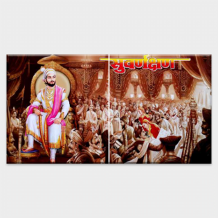 Chhatrapati Shivaji Maharaj - Tactile Dekor - 2pc. - God Tiles - 4304