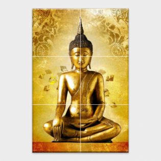 Lord Buddha - Tactile Dekor - 6pc. - God Tiles - 4351
