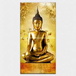 Lord Buddha - Tactile Dekor - 2pc. - God Tiles - 4351