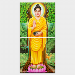 Lord Buddha - Tactile Dekor - 2pc. - God Tiles - 4352