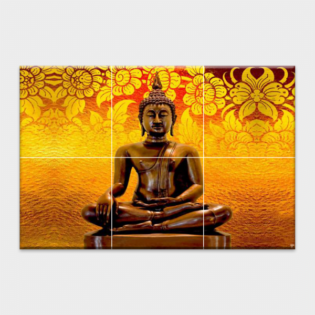 Lord Buddha - Tactile Dekor - 6pc. - God Tiles - 4357 - 1200 x 1800 mm
