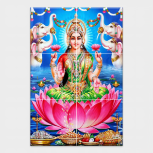 Shree Laxmi Maa - Tactile Dekor - 6pc. - God Tiles - 4451