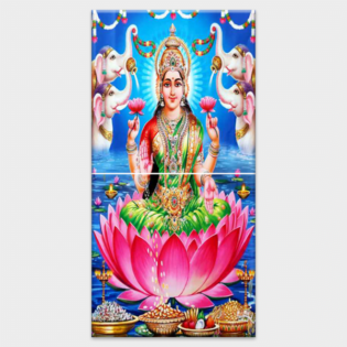 Shree Laxmi Maa - Tactile Dekor - 2pc. - God Tiles - 4451