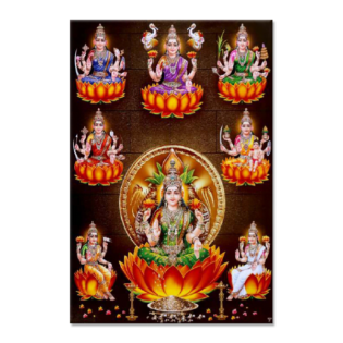 Shree Laxmi Maa - Tactile Dekor - 1pc. - God Tiles - 4454 - 600 x 900 mm