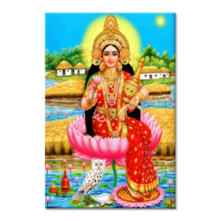 Shree Laxmi Maa - Tactile Dekor - 1pc. - God Tiles - 4455 - 600 x 900 mm