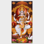 Shree Sarasvati Maa - Tactile Dekor - 2pc. - God Tiles - 4484