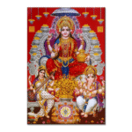 Lakshmi Ganesh Saraswati - Tactile Dekor - 1pc. - God Tiles - 4501 - 600 x 900 mm