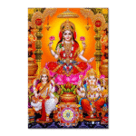 Lakshmi Ganesh Saraswati - Tactile Dekor - 1pc. - God Tiles - 4502 - 600 x 900 mm