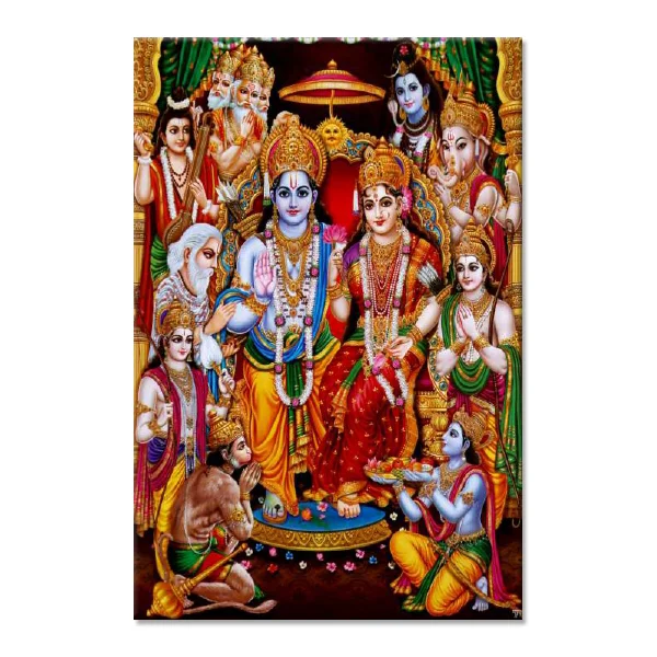 Ram Darbar - Tactile Dekor - 1pc. - God Tiles - 4564