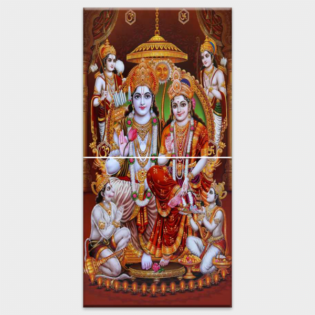 Ram Darbar - Tactile Dekor - 2pc. - God Tiles - 4565