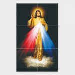 Lord Jesus - Tactile Dekor - 6pc. - God Tiles - 4622