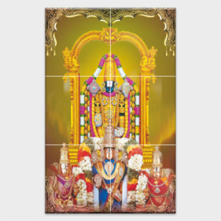 Shree Balaji - Tactile Dekor - 6pc. - God Tiles - 4651