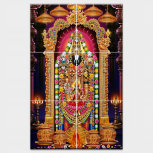 Shree Balaji - Tactile Dekor - 6pc. - God Tiles - 4652