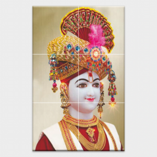 Sahajanand Maharaj - Tactile Dekor - 6pc. - God Tiles - 4670