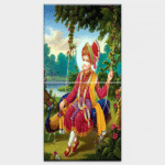 Sahajanand Maharaj - Tactile Dekor - 2pc. - God Tiles - 4671