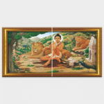 Nilkanth Varni Maharaj - Tactile Dekor - 2pc. - God Tiles - 4672