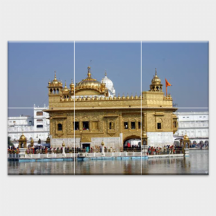 Golden Temple - Tactile Dekor - 6pc. - God Tiles - 4679