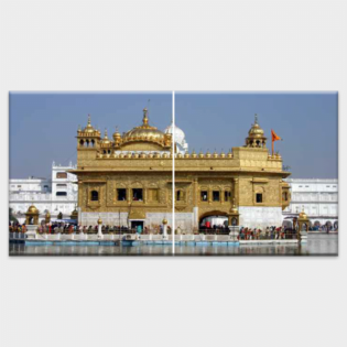 Golden Temple - Tactile Dekor - 2pc. - God Tiles - 4679