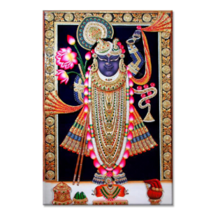 Shree Nathji Bava - TACTILE DECOR - Vitrified God Tiles - 4682