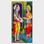 Shree Annpurna Maa - Tactile Dekor - 2pc. - God Tiles - 4683