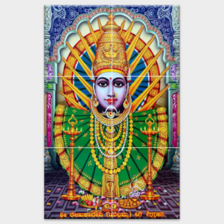 Shree Renuka Maa - Tactile Dekor - 6pc. - God Tiles - 4685
