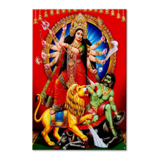Shree Durga Maa - Tactile Dekor - 1pc. - God Tiles - 4687 - 600 x 900 mm