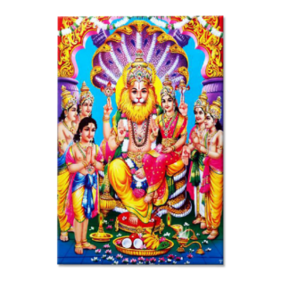 Lord Narsimha - TACTILE DECOR - Vitrified God Tiles - 4688