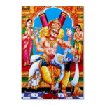 Lord Narsimha - Tactile Dekor - 1pc. - God Tiles - 4689 - 600 x 900 mm
