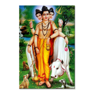 Lord Dattatreya - Tactile Dekor - 1pc. - God Tiles - 4690 - 600 x 900 mm