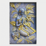 TACTILE DECOR - Vitrified Poster Tiles - 6pc. - 4752