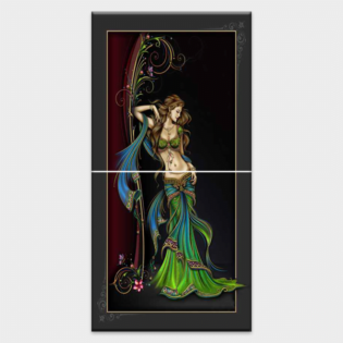 TACTILE DECOR - Vitrified Poster Tiles - 2pc. - 4753