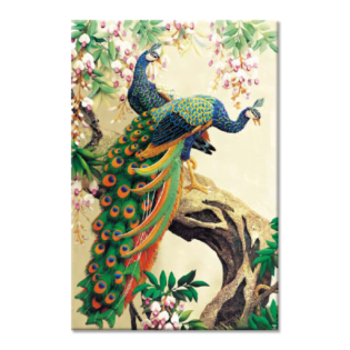 Peacock - Tactile Dekor - 1pc. - Tiles - 4754