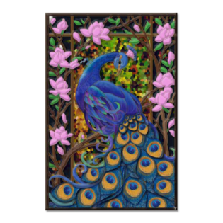 Peacock - Tactile Dekor - 1pc. - Tiles - 4755