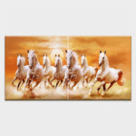 Running Horses - TACTILE DECOR - Vitrified Poster Tiles - 2pc. - 4757