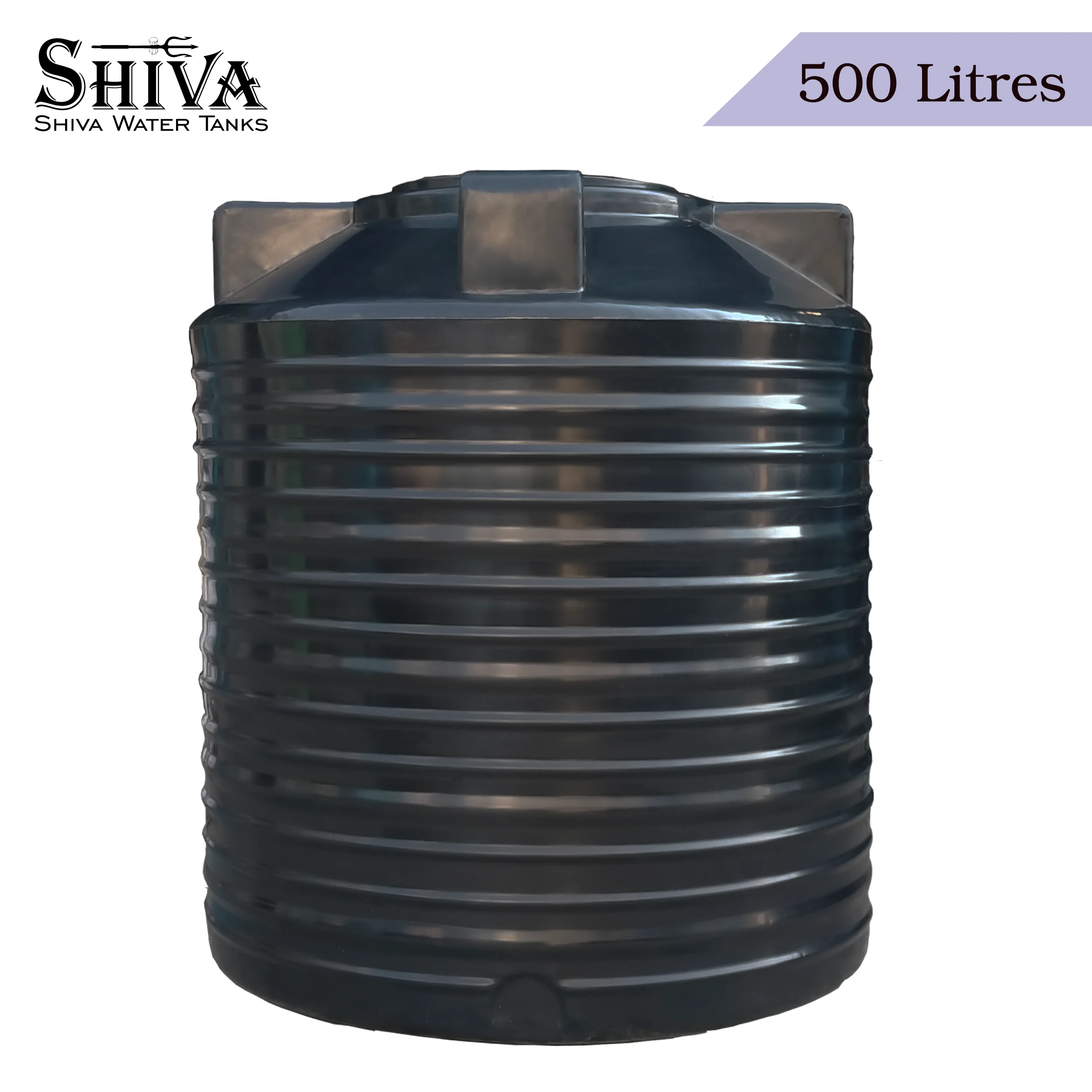 500-Lt-2-Layer-Black 500 Litres - SHIVA Plus - 2 Layers