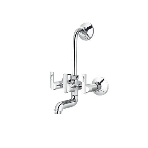 Alixir - SILVER Series - Wall Mixer with Bend for Overhead Shower