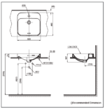 TOTO - Console Wash Basin - L5615CEXW - Image 9