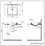 TOTO - Console Wash Basin - L5615CEXW - Image 9