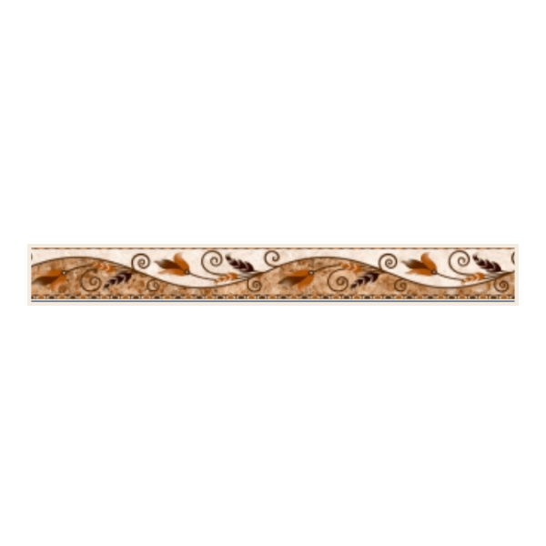 Drashti Ceramic - Digital Border Tiles - 600 x 75 mm - 709