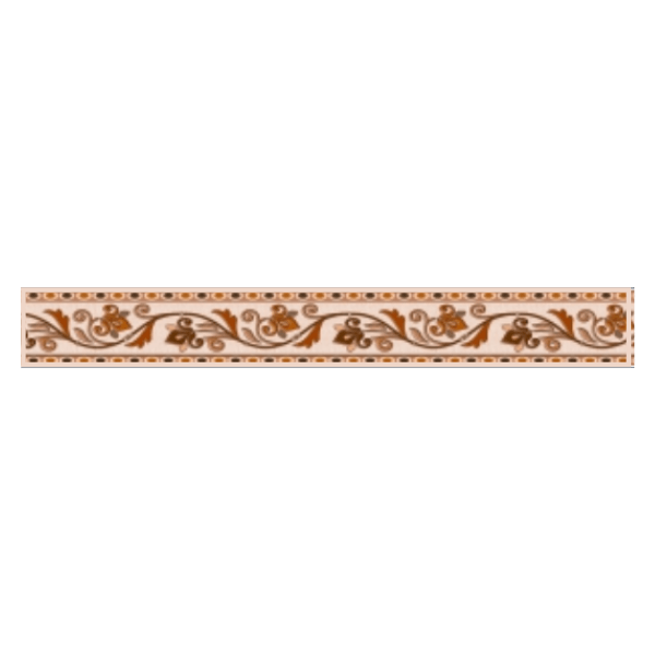 Drashti Ceramic - Digital Border Tiles - 600 x 75 mm - 726